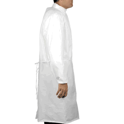 Cleanroom Gown, X-Large Over-the-Head / Isolation