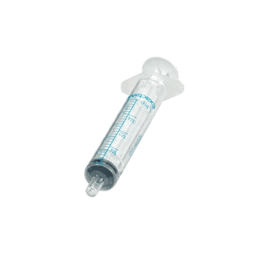 Clear Barrel Oral Syringe, 20 mL, 1 mL and Tsp Increments, 4/CS