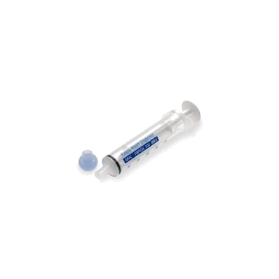 Clear Barrel Oral Syringe, 3 mL, 2/CS