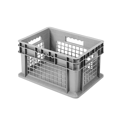 Clear Tote Box - Box, Tote, Mesh W/Solid BotT