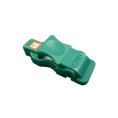 Clip, Ecg, Adapter, Green 10/Pk - Medline