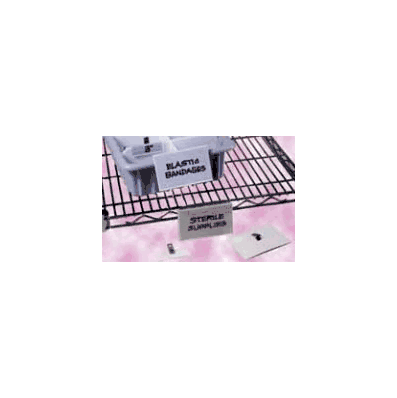Clip-On Label Holder, 7" Length X 1.72" Width, 1/Ea - Healthmark45