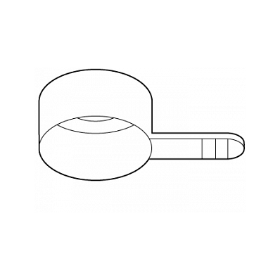 Closure, 28 mm for IV Additive Cap for Glass Containers