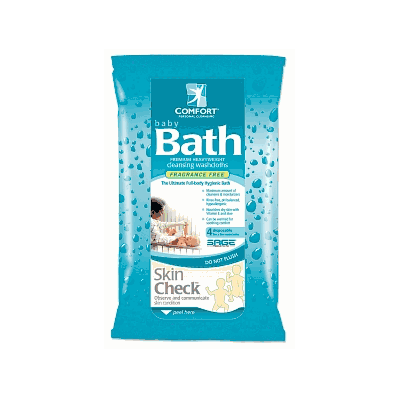 Cloth, Bath, Heavy Wt, Comfort Bath, Baby - M