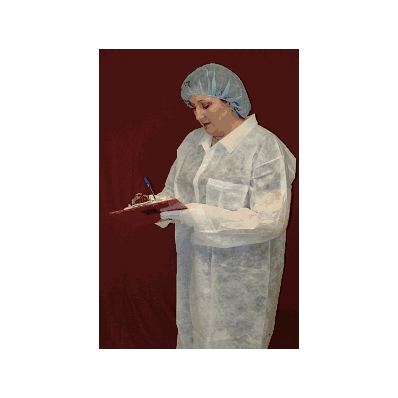Coat, Lab, 30gr, No Pocket, Elastic Wrists, L