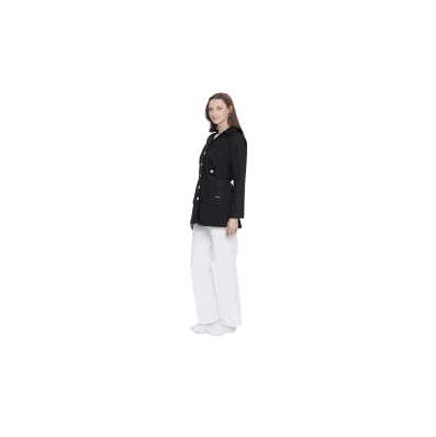 Coat, Lab Trench Blk Med - - Landau Uniforms