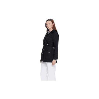 Coat, Lab Trench Blk Xlg - - Landau Uniforms