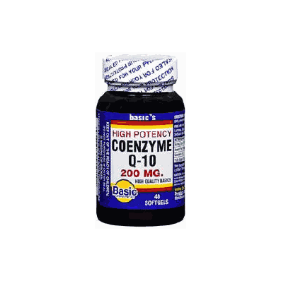 Coenzyme Q-10 Supplement 200 Mg Soft Gel 48 P