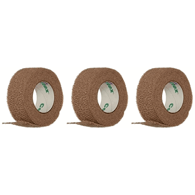 Cohesive Bandage 1" x 5 yd, 14 lbs tensile strength, Tan Color