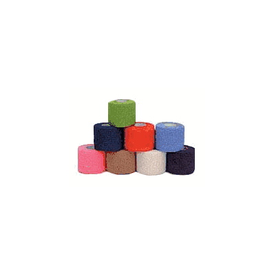 Cohesive Bandage 3" x 5 yd, 14 lbs tensile strength, assorted colors