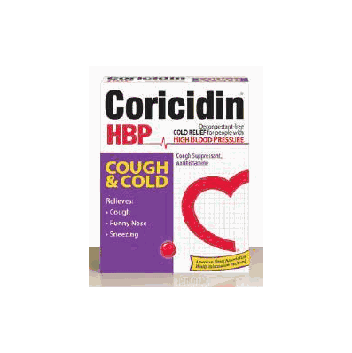 Cold And Flu Relief Tablet Coricidin Hbp 4 Mg
