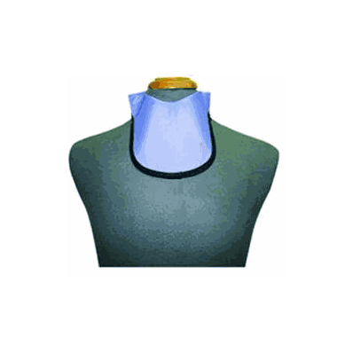Collar, Xray Thyroid Cost Crutcher Blk D/S -