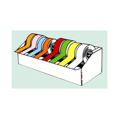 Color Code Label Tape, 500" Length 1.5" Width