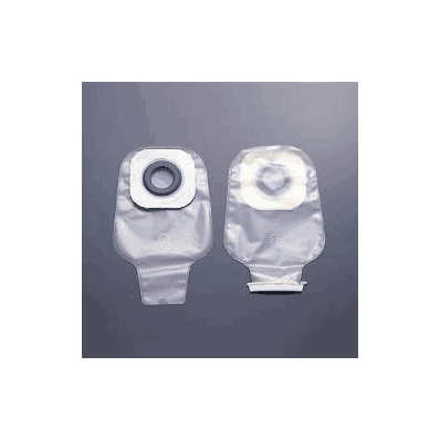 Colostomy Pouch, 12" L, 1-3/8" Stoma, Drainable