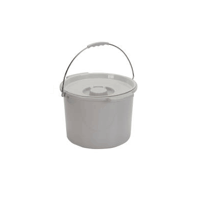 Commode Bucket - Bucket, W/Hndl/Cvr F/Commode