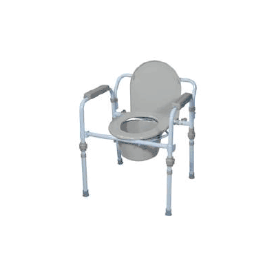 Commode Chair, Color: Blue Frame, 350 Lbs