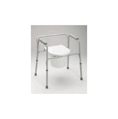 Commode Chair Guardian Easy Care Steel Seat