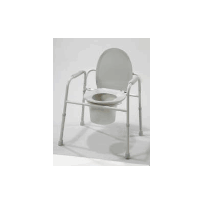 Commode Chair Steel 16-1/2 To 22-1/2 Inch - C