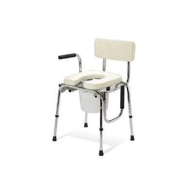 Commode Guardian Removable Back 20-1/4 - 25-1