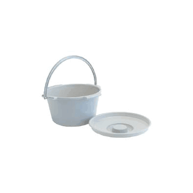 Commode Pail - Commode Pail, W/Lid - Graham-
