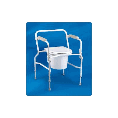 Commode Steel 17 - 21 Inch - Commode, Drop-ar