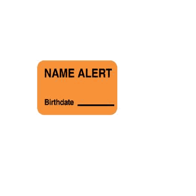 Communication Label Barkley Name Alert Fluor