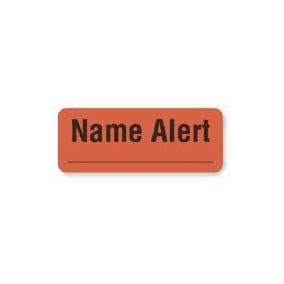 Communication Label Name Alert Fluorescent Re