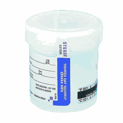 Comparable to THERAPAK 740002 Specimen Container with Temperature Strip Tite-Rite Seal, 60 mL (2 oz.)