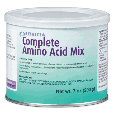 Complete Amino Acid Mix, 200 grams Unflavored Can Powder, 328 Calories