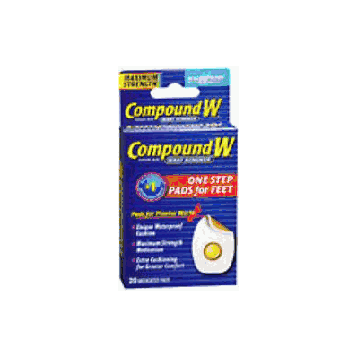 Compound W, Pad Plantar (20/Bx) - - Medtech