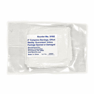 Compress Bandage, sterile, Bulk - Dynarex