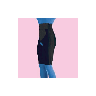 Compression Garment Above Knee Black 2 X-larg