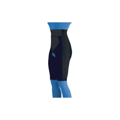 Compression Garment Above Knee Black Medium -