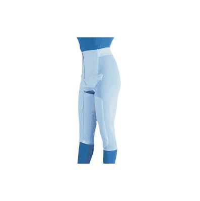 Compression Garment Below Knee White Medium -