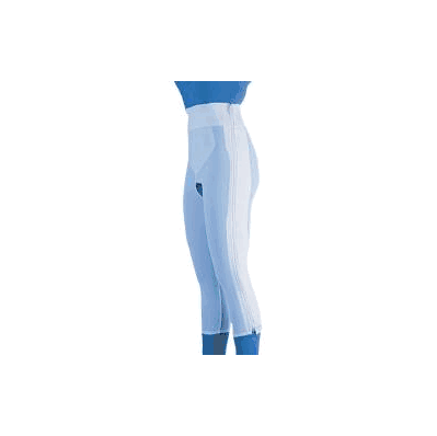 Compression Garment Below Knee White Medium -