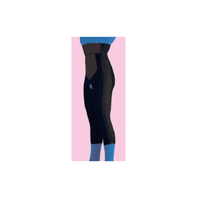 Compression Garment Below Knee, High Waist Bl