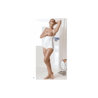 Compression Garment Mid Body Brief Champagne
