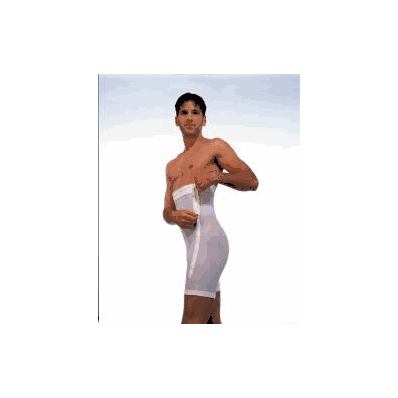 Compression Girdle Mid-body White Large - Gir