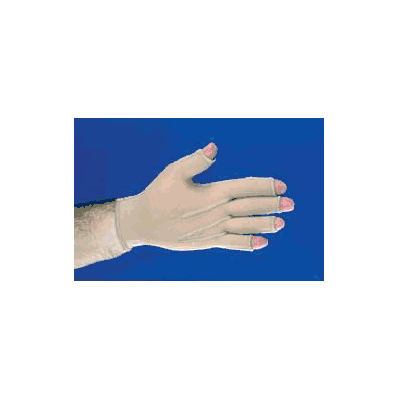 Compression Glove, Large with Wrist Open Finger by Bio-Form