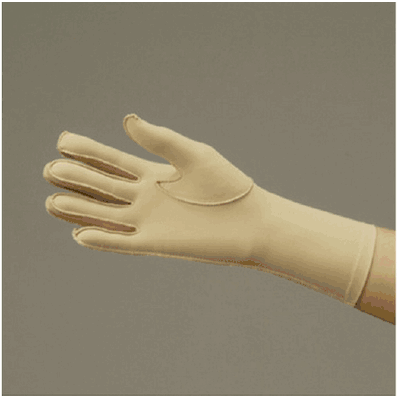 Compression Glove, Large Full Finger for Left Hand