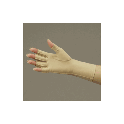 Compression Glove, Open Finger Over-the-Wrist for Left Hand