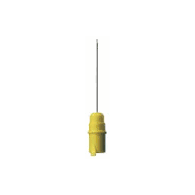 Concentric Needle Electrode, Hub Color : Yellow, 26 ga x 25 mm