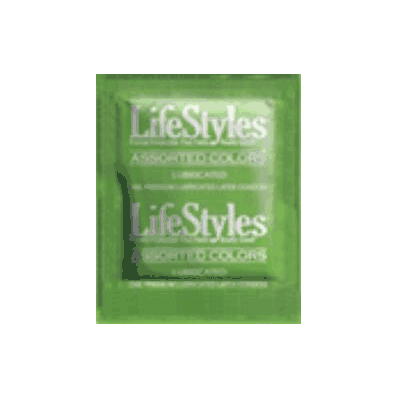 Condom Lifestyles Assorted Colors Lubricated