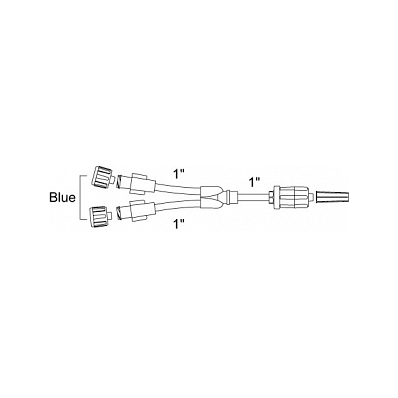 ConNector, Y Set 0.6ml Rotating Male Ll - Con