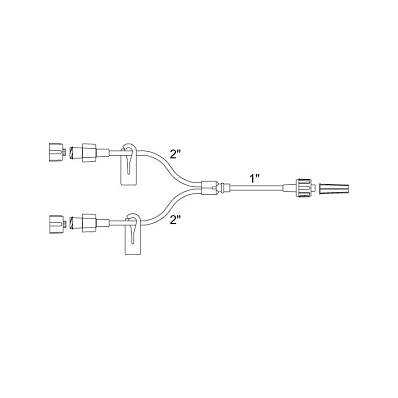 Connector, Y, Ultra (Lipid Resistant)