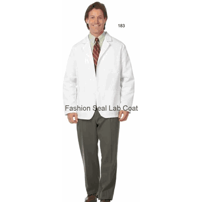 Consultation Jackets, Men's White with 30"