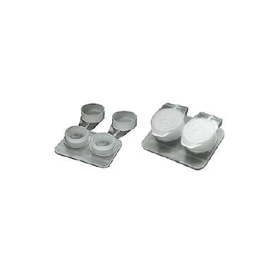 Contact Lens Case White - Case, Contact Lens