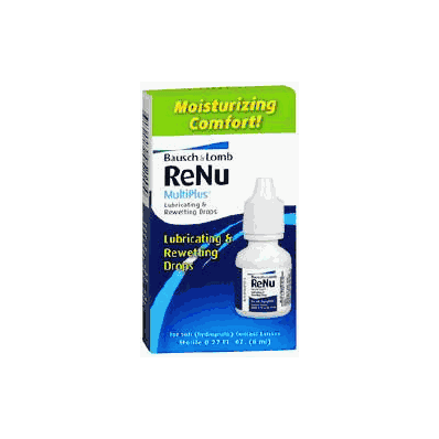 Contact Lens Solution, 8 mL Solution Bottle
