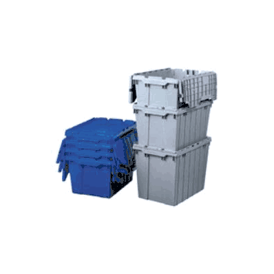 Container Grey - Container, W/Attch Lid Gry 8