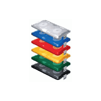 Container Lid Full Size, Blue, Stainless Stee